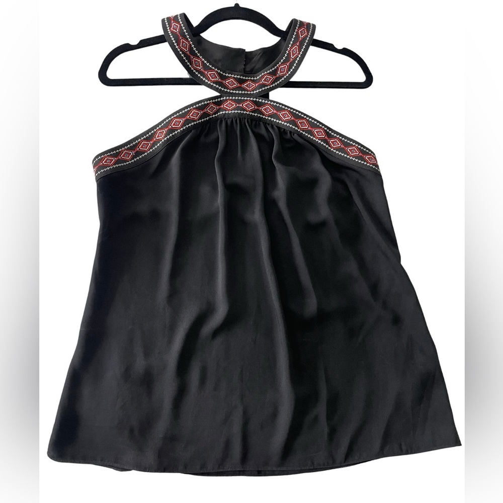 NWT Laundry by Shelli Segal Berina Embroidered Top
